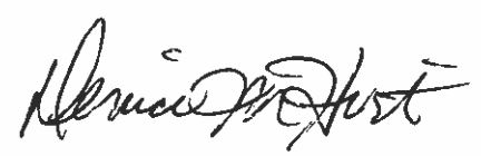 Denice M. Hirt Signature